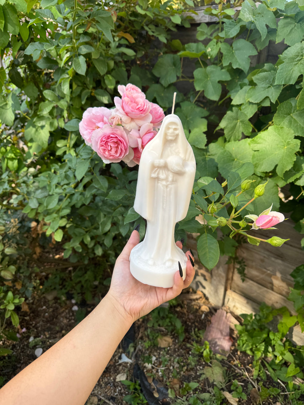 Santa Muerte Candle 🌹💀