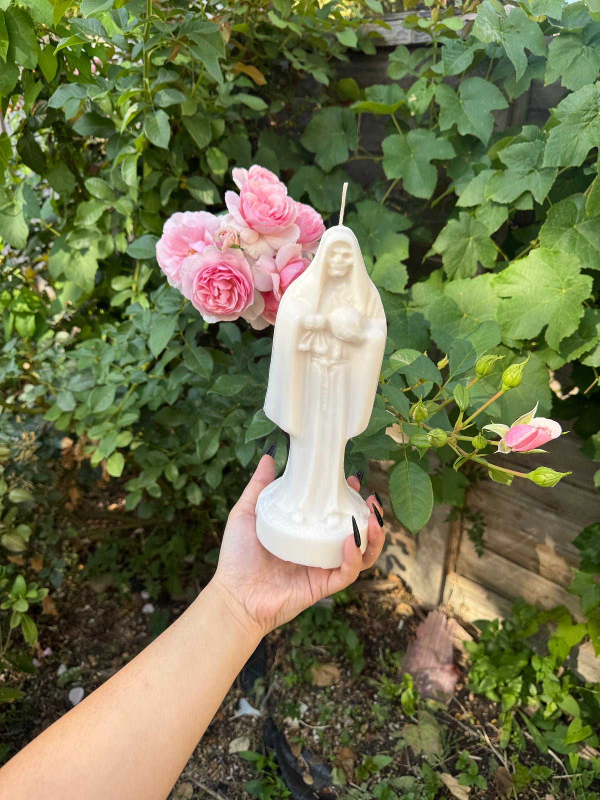 Santa Muerte Candle 🌹💀