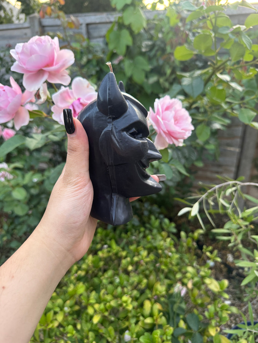 Devil Face Candle