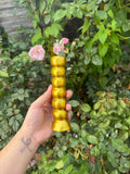 Gold 7 Day Knob Candle