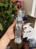 Silver Female Figure Candle