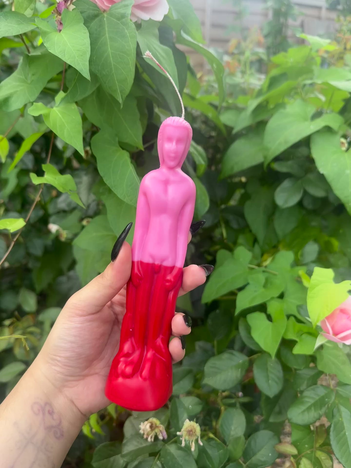 Custom Half & Half Male Figure Candle